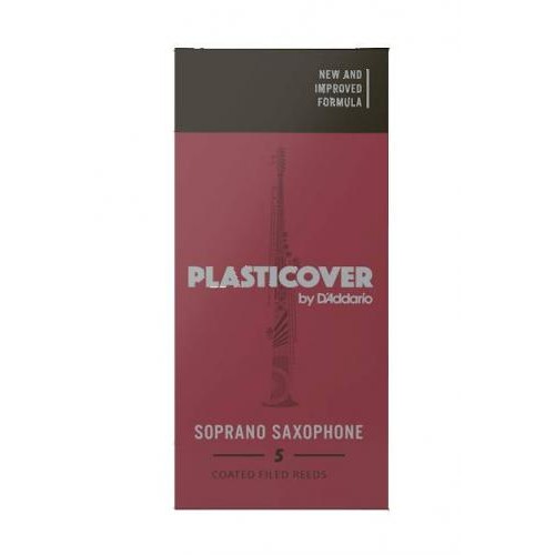 Тростини для саксофона сопрано D'Addario Plasticover RRP05SSX250 - Soprano Sax #2.5 - 5-Pack Тростини для саксофона сопрано D'Addario Plasticover RRP05SSX250 - Soprano Sax #2.5 - 5-Pack