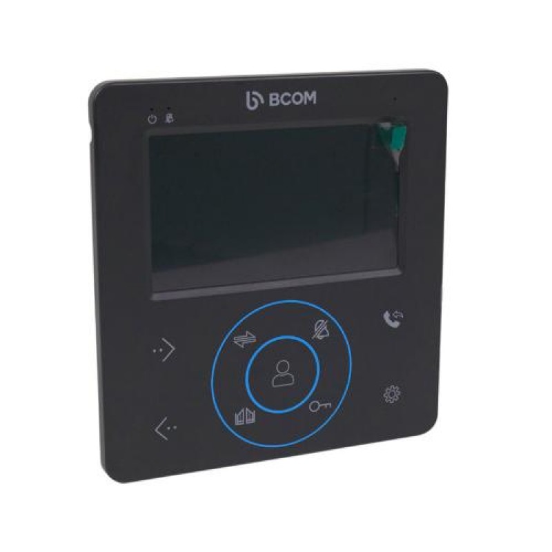 Комплект відеодомофона і відеопанель BCOM BD-480 Black Kit