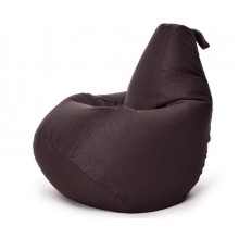 Крісло Мішок Груша Рогожка 120х85 Студія Комфорту Розмір Стандарт коричневий