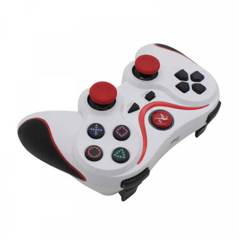 Бездротовий ігровий джойстик Bluetooth Dualshock 3 для PS3\PC White