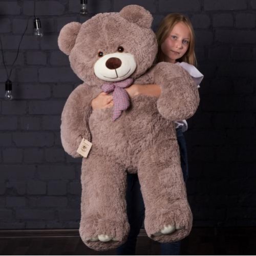 Плюшевий ведмедик Mister Medved Хеппі 130 см Капучіно (085) Плюшевий ведмедик Mister Medved Хеппі 130 см Капучіно (085)