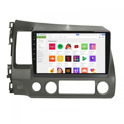 Штатна автомагнітола Lesko для Honda Civic (2006-2011рр.) 10.1