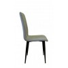 Стілець Max's furniture Брайтон 02 Чорний/Світло-сірий