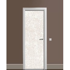 Наклейка на двері Zatarga «Світлий доломіт» 650х2000 мм вінілова 3Д наклейка декор самоклеюча