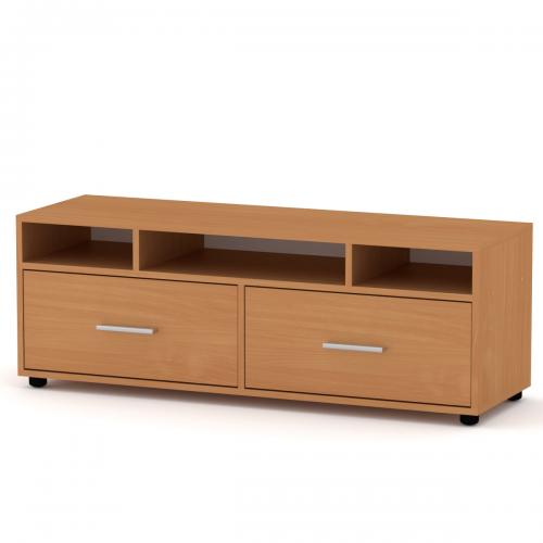 Тумба під ТВ Компаніт Плазма Бук (120х38х43 см) Тумба під ТВ Компаніт Плазма Бук (120х38х43 см)