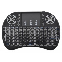 Бездротова мультимедійна клавіатура із сенсорною панеллю MK W0818 TOUCH Black (300899BL)