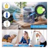 Портативний настільний міні-кондиціонер зволожувач вентилятор Arctic Air Cooler 4в1 Fan LED Зелений