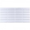 Декоративна панель ПВХ під камінь Sticker Wall 960*480*4мм (D) SW-00001779 Біла