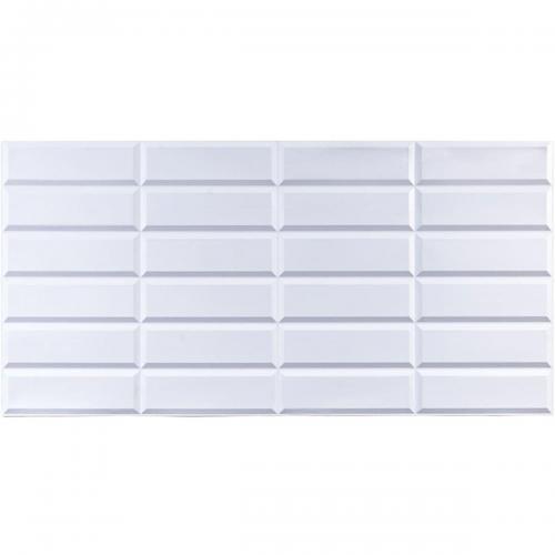 Декоративна панель ПВХ під камінь Sticker Wall 960*480*4мм (D) SW-00001779 Біла Декоративна панель ПВХ під камінь Sticker Wall 960*480*4мм (D) SW-00001779 Біла