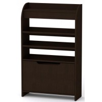 Тумба для взуття з відкритими полицями Компанит ТО 14 70х25х114,2 см Венге темний Тумба для взуття з відкритими полицями Компанит ТО 14 70х25х114,2 см Венге темний