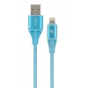 Кабель Cablexpert USB 2.0 A - Lightning 1м Блакитний (CC-USB2B-AMLM-1M-VW) в інтернет супермаркеті PbayMarket!