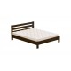 Ліжко дерев'яне Estella Рената Люкс 180х200 Темний горіх Масив 2Л2.5