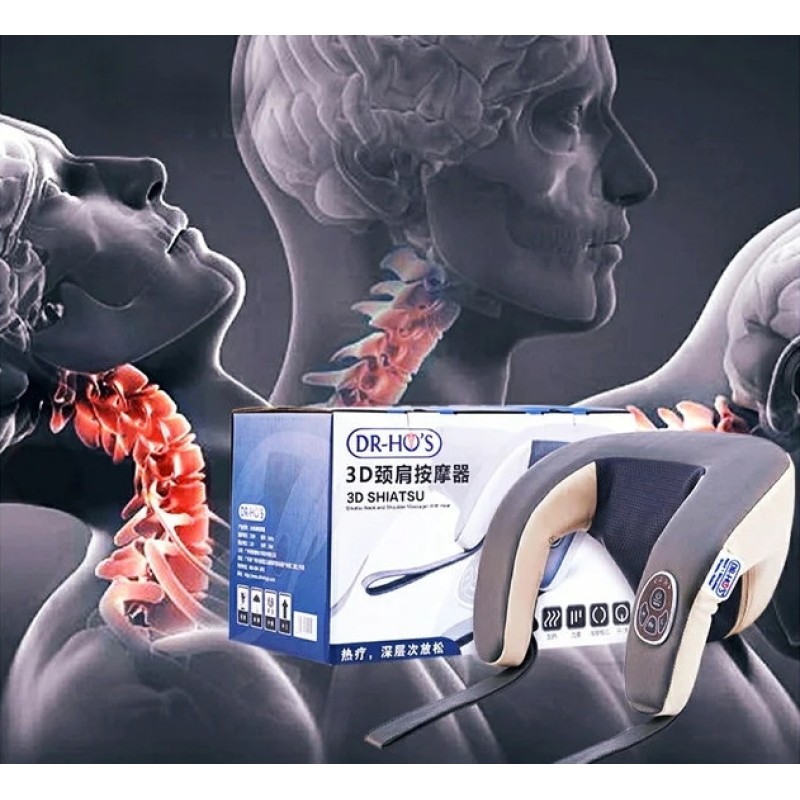 Масажер для шиї і плечей Benbo DR-HO'S 103-А Сірий (1437562035)