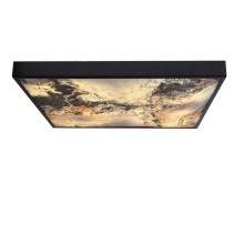 Стельовий світильник Candellux Luxan 59x59x5 см Чорний (10-14573)