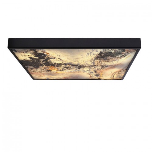 Стельовий світильник Candellux Luxan 59x59x5 см Чорний (10-14573)
