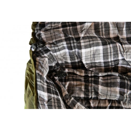 Спальний мішок Tramp Sherwood Regular ковдра правий 220/80 Dark-Olive/Grey (UTRS-054R-R)