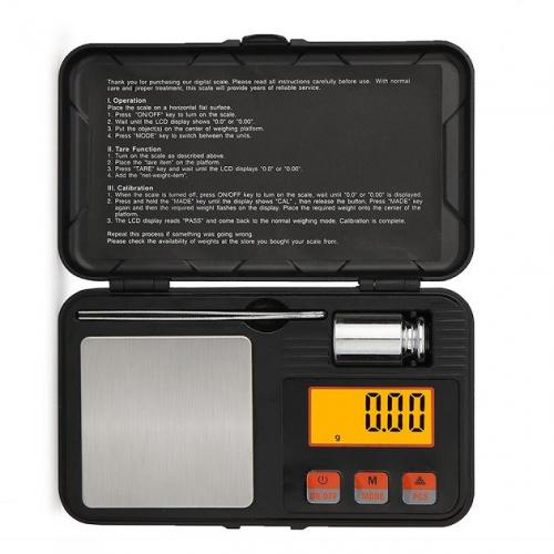 Ваги ювелірні CX-Series Pocket Scale на 200 г 0.01 г з гирею 50 г та пінцетом Ваги ювелірні CX-Series Pocket Scale на 200 г 0.01 г з гирею 50 г та пінцетом
