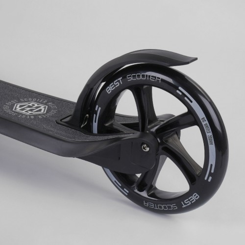 Самокат двоколісний Best Scooter з PU колесами, широким велосипедним кермом, новим затискачем керма Black (98440) Самокат двоколісний Best Scooter з PU колесами, широким велосипедним кермом, новим затискачем керма Black (98440)