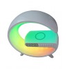 Настільна лампа-нічник Led Wireless Charging Speaker Google G11 8527 15W White