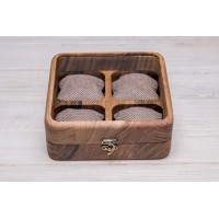 Коробочка для зберігання наручних годинників ecoWalnut 7х18х18 см