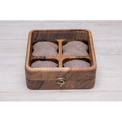 Коробочка для зберігання наручних годинників ecoWalnut 7х18х18 см Коробочка для зберігання наручних годинників ecoWalnut 7х18х18 см