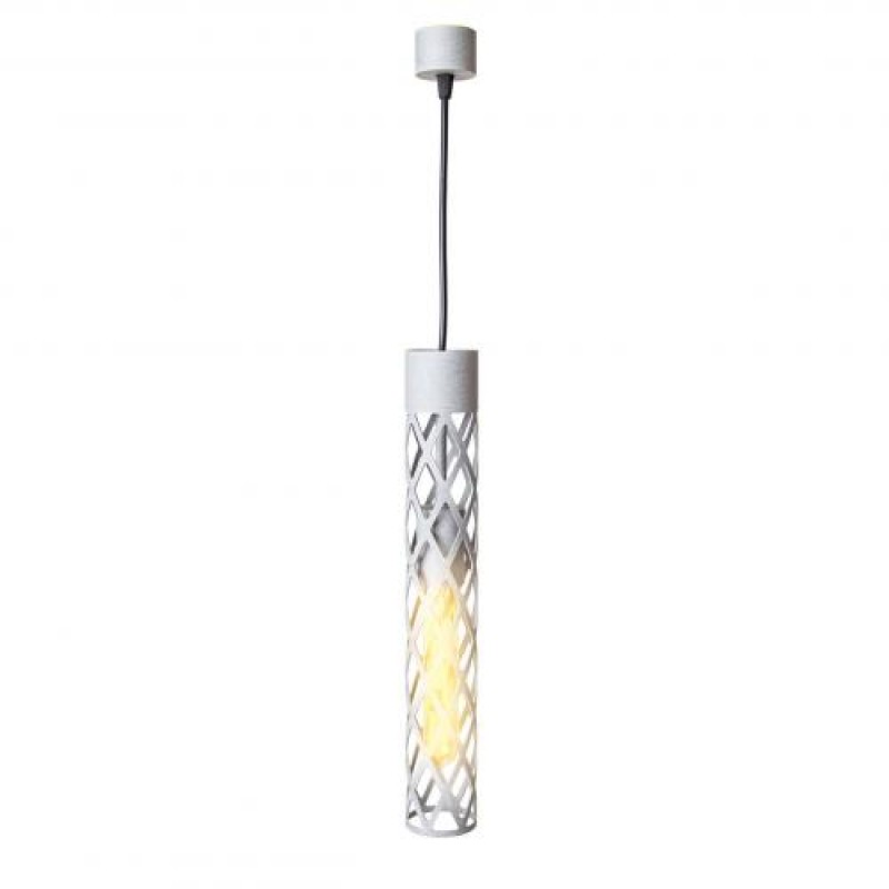 Світильник підвісний MSK Electric Flow у стилі лофт під лампу Е27 сірий MR 6041 GR