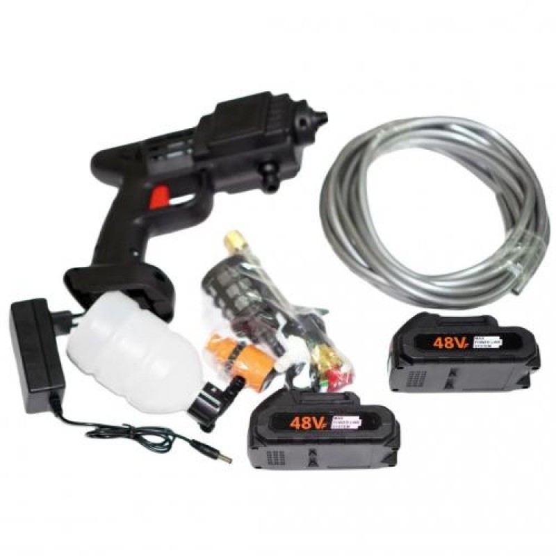 Акумуляторна мийка високого тиску RIAS Water Gun 2хАКБ Black