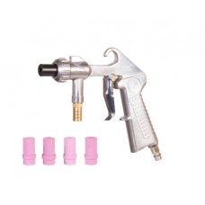 Пістолет піскоструминний MASTERTOOL Ø4.5/5/6/7 мм кераміка + Ø6 мм метал 320-420 л/хв 10 бар під шланг 81-8709