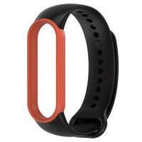 Ремінець MiJobs Double Color для Xiaomi Mi Band 5/6 Black Orange Ремінець MiJobs Double Color для Xiaomi Mi Band 5/6 Black Orange