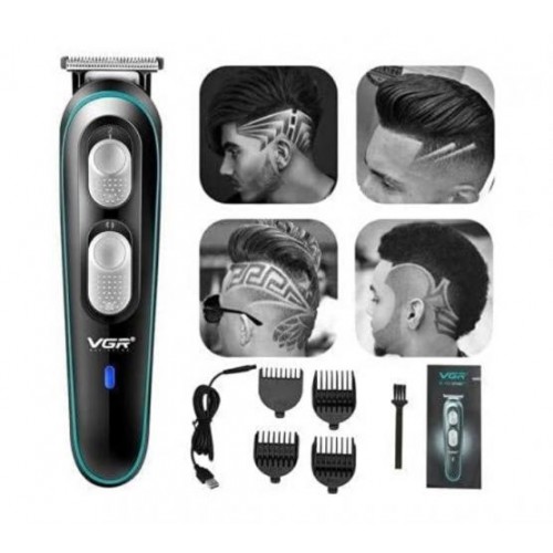 Акумуляторна машинка для стрижки VGR V-055 10 Вт Чорний (2390000057) Акумуляторна машинка для стрижки VGR V-055 10 Вт Чорний (2390000057)
