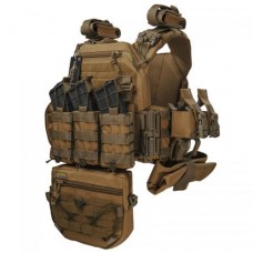Плитоноска тактична зі швидким скиданням з підсумками No Brand Warmor Gen.3 Pro Max One Size Койот (2396567748)