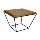 Кавовий журнальний столик у стилі Loft NS-554 480x580x580 мм Черный