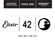 Струна Elixir 14142 Acoustic Nanoweb Phosphor Bronze .042