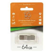 Флеш-накопичувач USB 64GB T&G 103 Metal Series Silver (TG103-64G)
