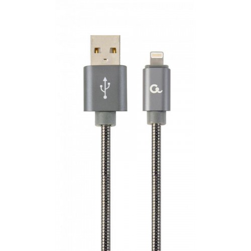 Кабель Cablexpert USB 2.0 A - Lightning 2м Сірий (CC-USB2S-AMLM-2M-BG) в інтернет супермаркеті PbayMarket!