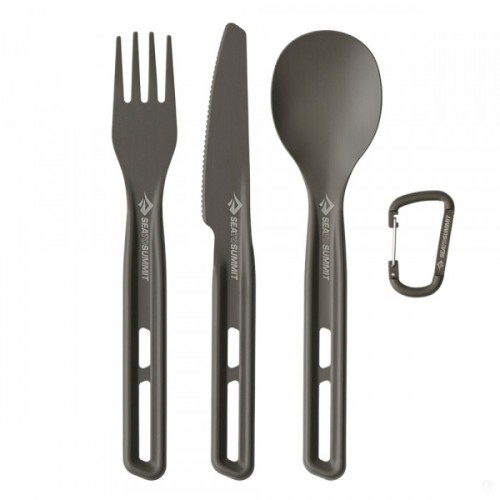 Набір столових приладів Sea to Summit Frontier UL Cutlery Set 3 шт Темно-сірий (STS ACK034021-121702) Набір столових приладів Sea to Summit Frontier UL Cutlery Set 3 шт Темно-сірий (STS ACK034021-121702)