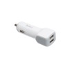 Авто зарядний пристрій Hoco Z23 2USB Lightning колір Білий