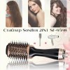 Стайлер Sonifer 2IN1 SF-9598 Чорно-бронзовий