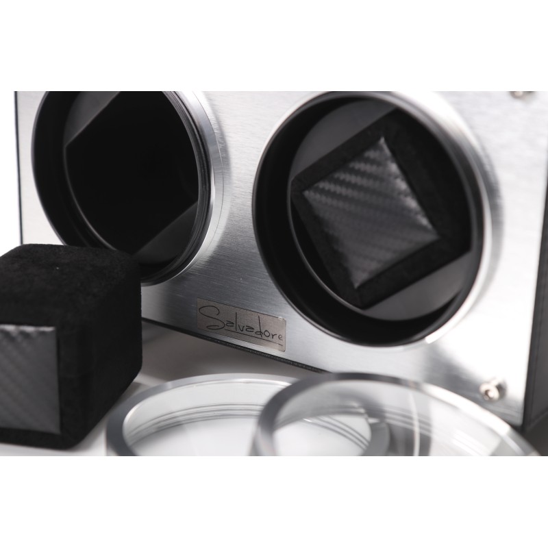 Скринька Salvadore для підзаводу 2 годинників MW/412/BL