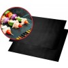 Тефлоновий килимок для гриля No Brand BBQ grill sheet з антипригарним покриттям 33x40 см Чорний (2104618536)