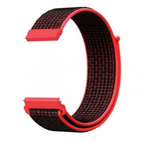 Ремінець BeWatch 20мм нейлоновий липучка універсальний для годинника Кораловий (1011339) Ремінець BeWatch 20мм нейлоновий липучка універсальний для годинника Кораловий (1011339)