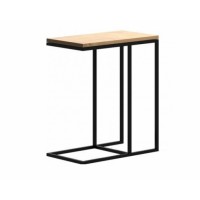 Приставний столик у стилі Loft NS-1504 730x500x400 мм Черный Приставний столик у стилі Loft NS-1504 730x500x400 мм Черный
