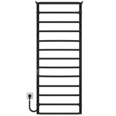 Рушникосушарка електрична Юність П13 500х1300 Deffi Чорний JD03 (C.YU.130.50.13.E.B.L.1)