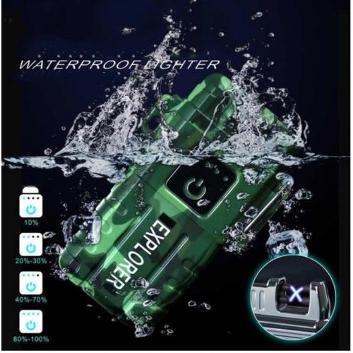 Запальничка електроімпульсна акумуляторна Explorer Lighter JL 317 6863 Камуфляж