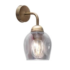 Світильник настінний MSK Electric Enigma бра під лампу E27 PL 20240 BN Бронзовий (619570)