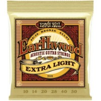 Струни для акустичної гітари Ernie Ball 2006 Earthwood Acoustic 80/20 Bronze Extra Light 10/50 Струни для акустичної гітари Ernie Ball 2006 Earthwood Acoustic 80/20 Bronze Extra Light 10/50
