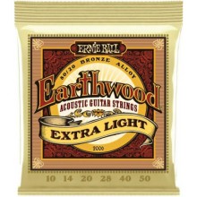 Струни для акустичної гітари Ernie Ball 2006 Earthwood Acoustic 80/20 Bronze Extra Light 10/50