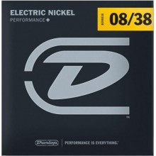 Струни для електрогітари Dunlop DEN0838 Super Light Nickel Plated Steel Electric Guitar Strings 8/38