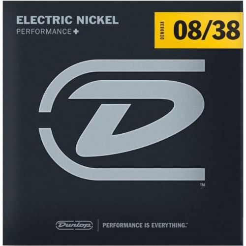 Струни для електрогітари Dunlop DEN0838 Super Light Nickel Plated Steel Electric Guitar Strings 8/38 Струни для електрогітари Dunlop DEN0838 Super Light Nickel Plated Steel Electric Guitar Strings 8/38
