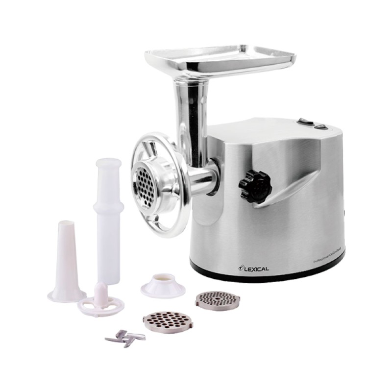 М'ясорубка електрична з реверсом Lexical LMG-2003 срібляста 2000W (LMG-2003_3285)